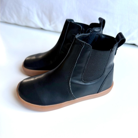 Ten Little Black Vegan Leather Chelsea Boots Toddler Size 10 Toddler Boy or Girl - Picture 2 of 9